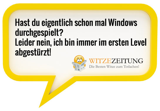 Windows Witze