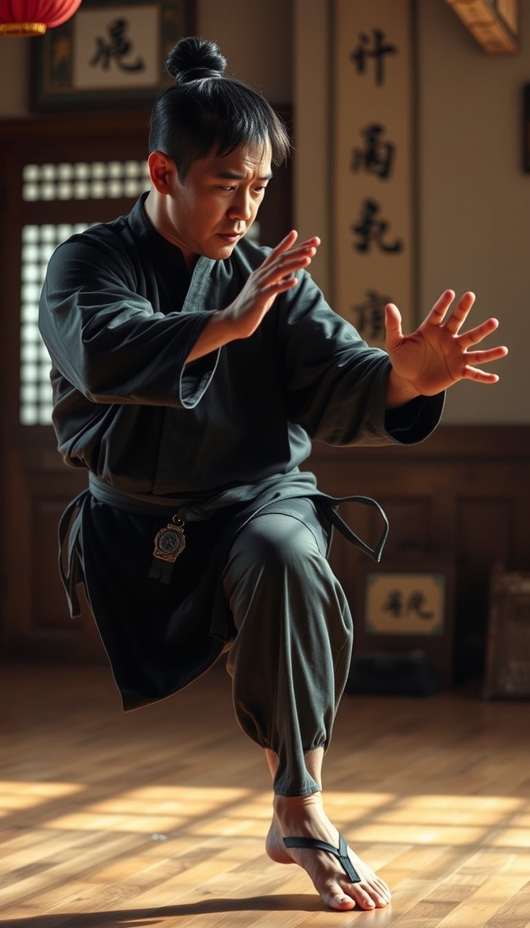 Aktiv sport treiben mit uralter asiatischer Kampfkunst