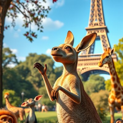 Welches Tier kann höher springen als der Eiffelturm?