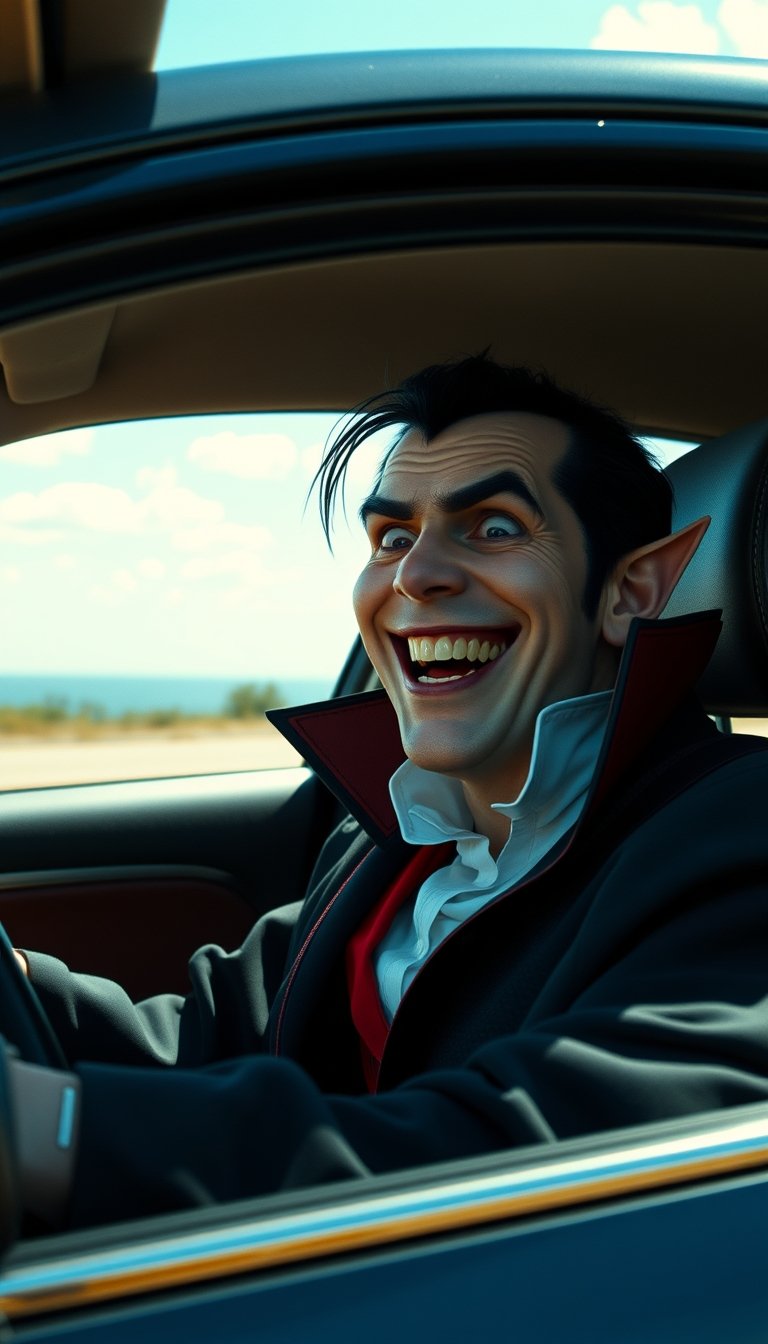 Ein humorvolles Zusammentreffen mit einem Vampir