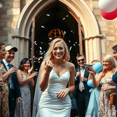 Hochzeitsvideo rückwärts