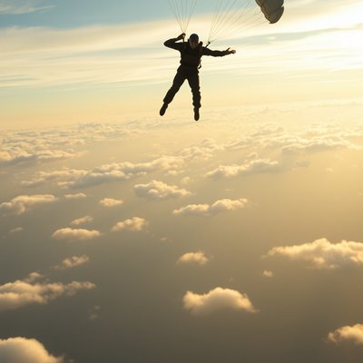 Der Fallschirmsprung