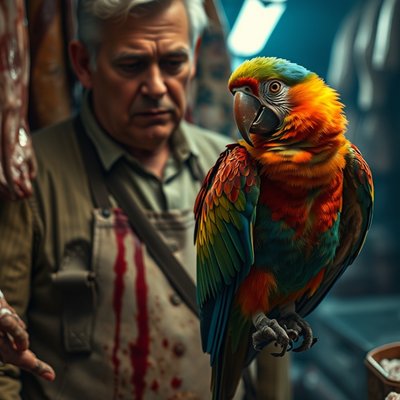 Der Papagei und der Metzger