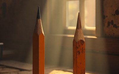 Was sagt der große Stift zum kleinen Stift?