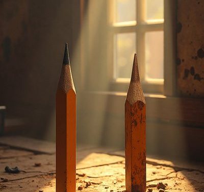 Was sagt der große Stift zum kleinen Stift?