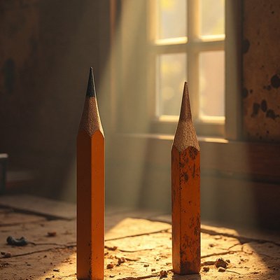 Was sagt der große Stift zum kleinen Stift?