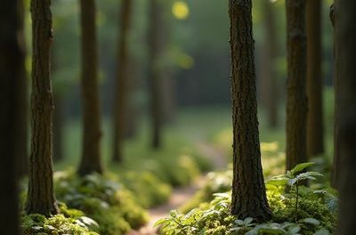 Was ist braun, knusprig und läuft durch den Wald?