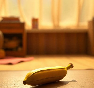 Was ist gelb und kann schießen? 