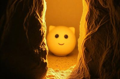 Was ist weiß und guckt durchs Schlüsselloch? 